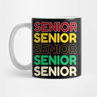 senior 2024 vintage retro style class of 2024 graduation Mug